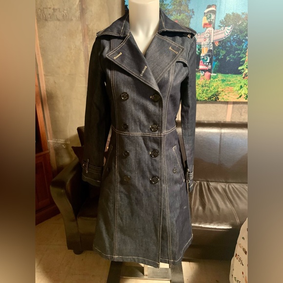 Jackets & Blazers - Beautiful denim trench coat. Size M. Excellent condition.